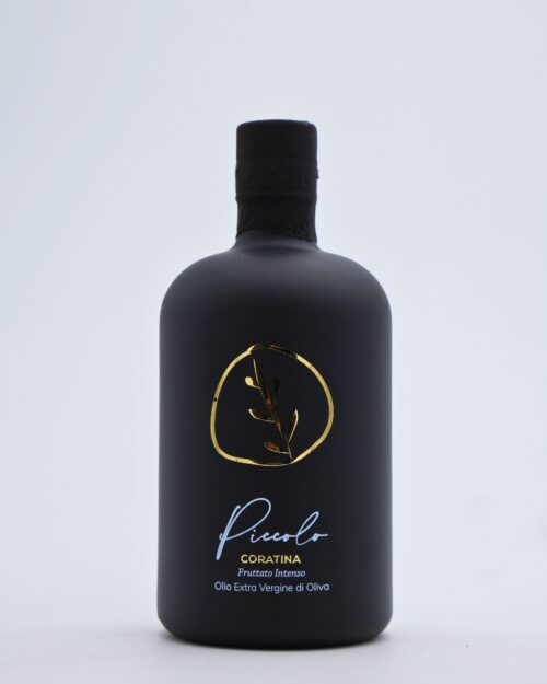 Olio EVO Azienda Agricola F.lli Piccolo 500ml in Bottiglia Denver Nera - Fruttato Medio o Intenso