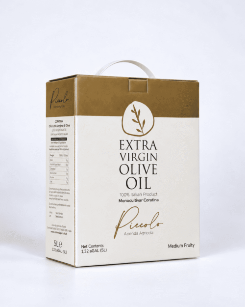 Olio EVO Azienda Agricola F.lli Piccolo Fruttato Medio 5L Bag in Box