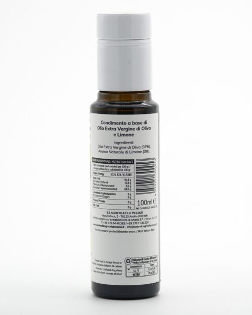 Olio EVO Aromatizzato al Limone