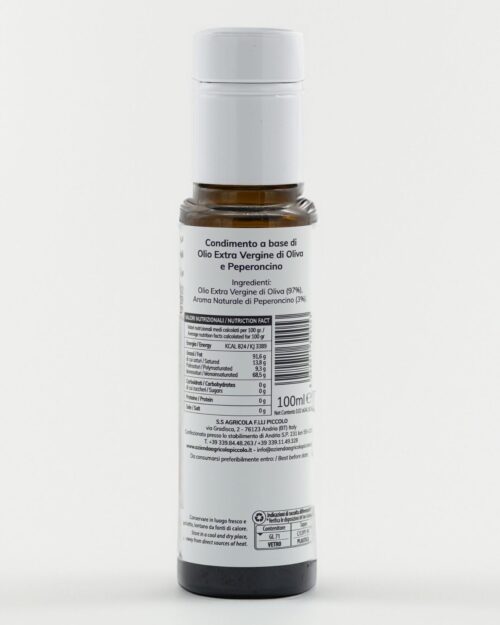 Olio EVO Aromatizzato al Peperoncino