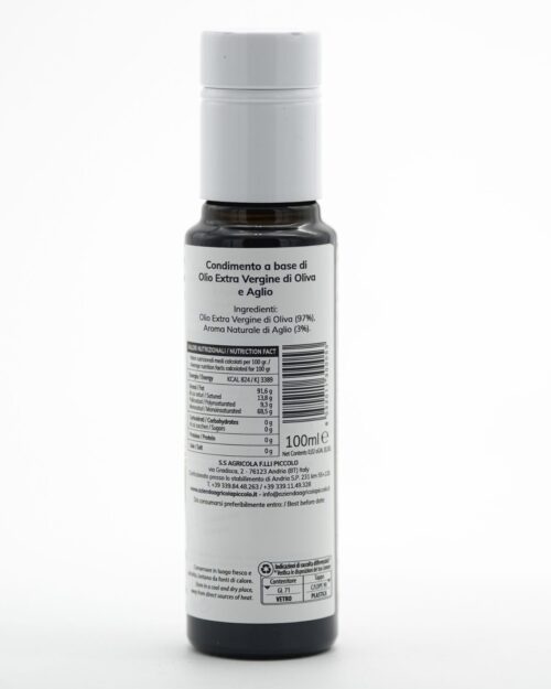 Olio EVO Aromatizzato all’ Aglio