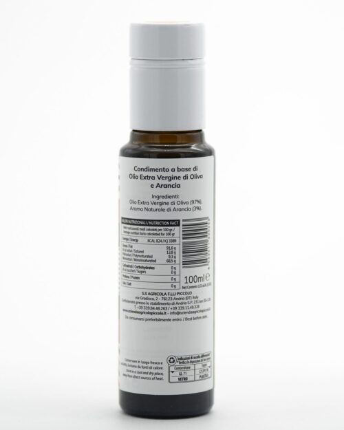 Olio EVO Aromatizzato all’Arancia