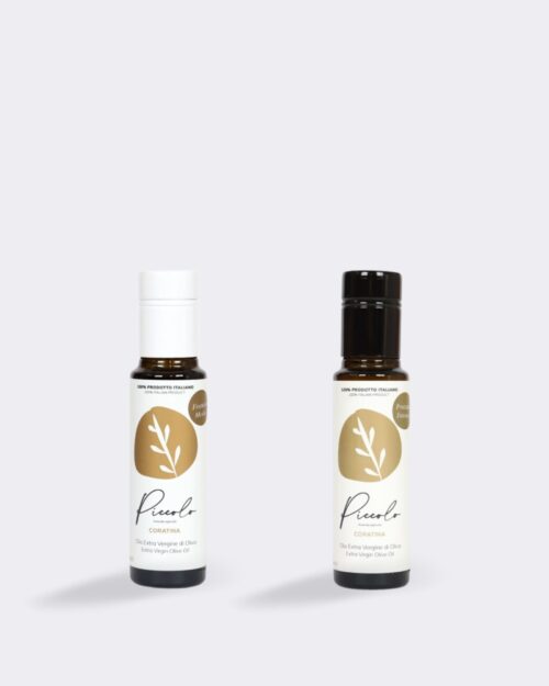 Kit Degustazione OMAGGIO: Olio EVO Intenso 100ml + Olio EVO Medio 100ml - Azienda Agricola Piccolo