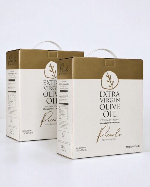 2 Bag in Box 5L Olio EVO Fruttato Medio - Azienda Agricola F.lli Piccolo